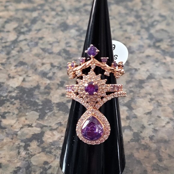 Bomb Party Jewelry - Bomb Party RBP6002 Atlantis Collection "Dreams of the Sea" Rose Gold Sz 6